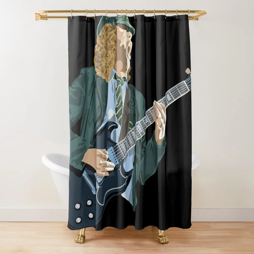 

Rocker Shower Curtain Bathroom Shower Modern Accessory Bathrooms Waterproof Fabric Bathroom Bathroom Fabric Curtain