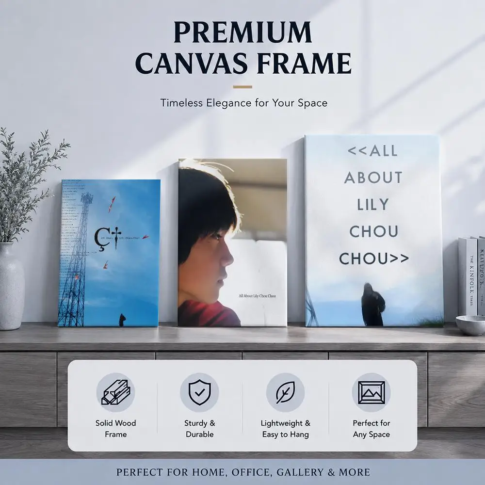 Classic Movie A-All About Lily Chou-ChouS Framed Wall Painting Framed Poster Wall Decor – Complements Any Wall Ambiance