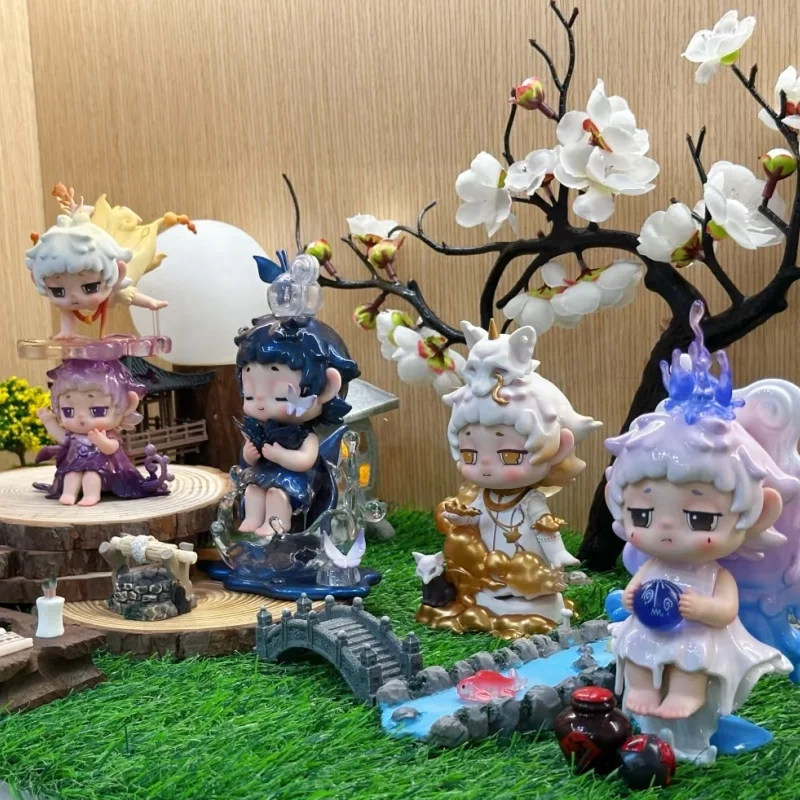 Heyone Let It Faya Series صندوق أعمى Kawaii أنيمي عمل الشكل الحلي نموذج اللعب Girldesktop ديكور المنزل هدايا عيد الميلاد #4