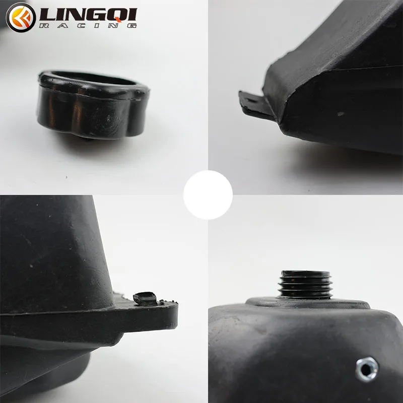 ONLEEYPP Black Motorcycle 3L Plastic Petrol Gas Fuel Tanks with Tank Cap For Off-road25CC 140cc 250cc Apollo Orion Pit Dirt Bike