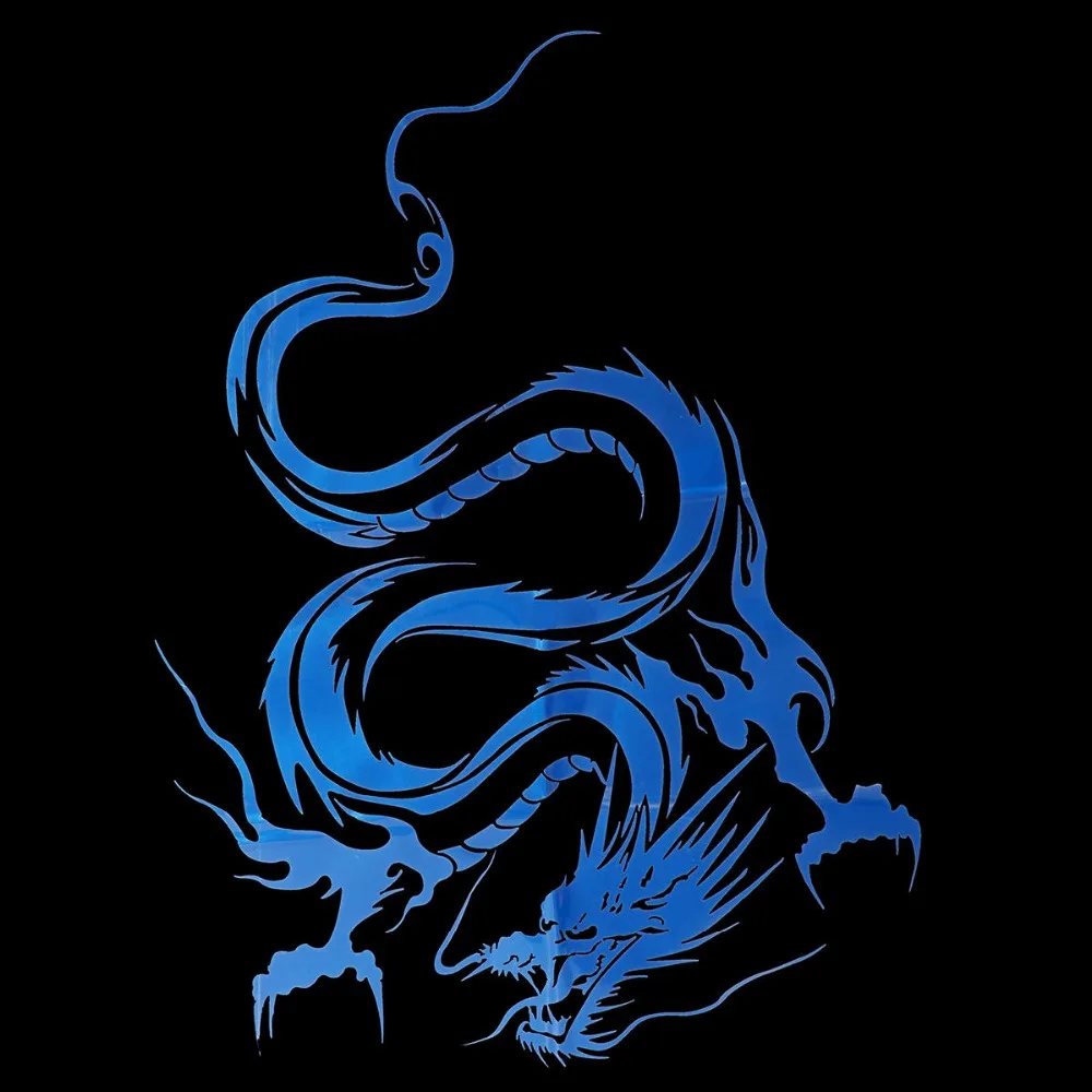 1pc Dragon Totem Cartoon Car Motorcycle Sticker Waterproof Vinyl Decal Scratch Cover Auto Exterior Styling Parts Decoration