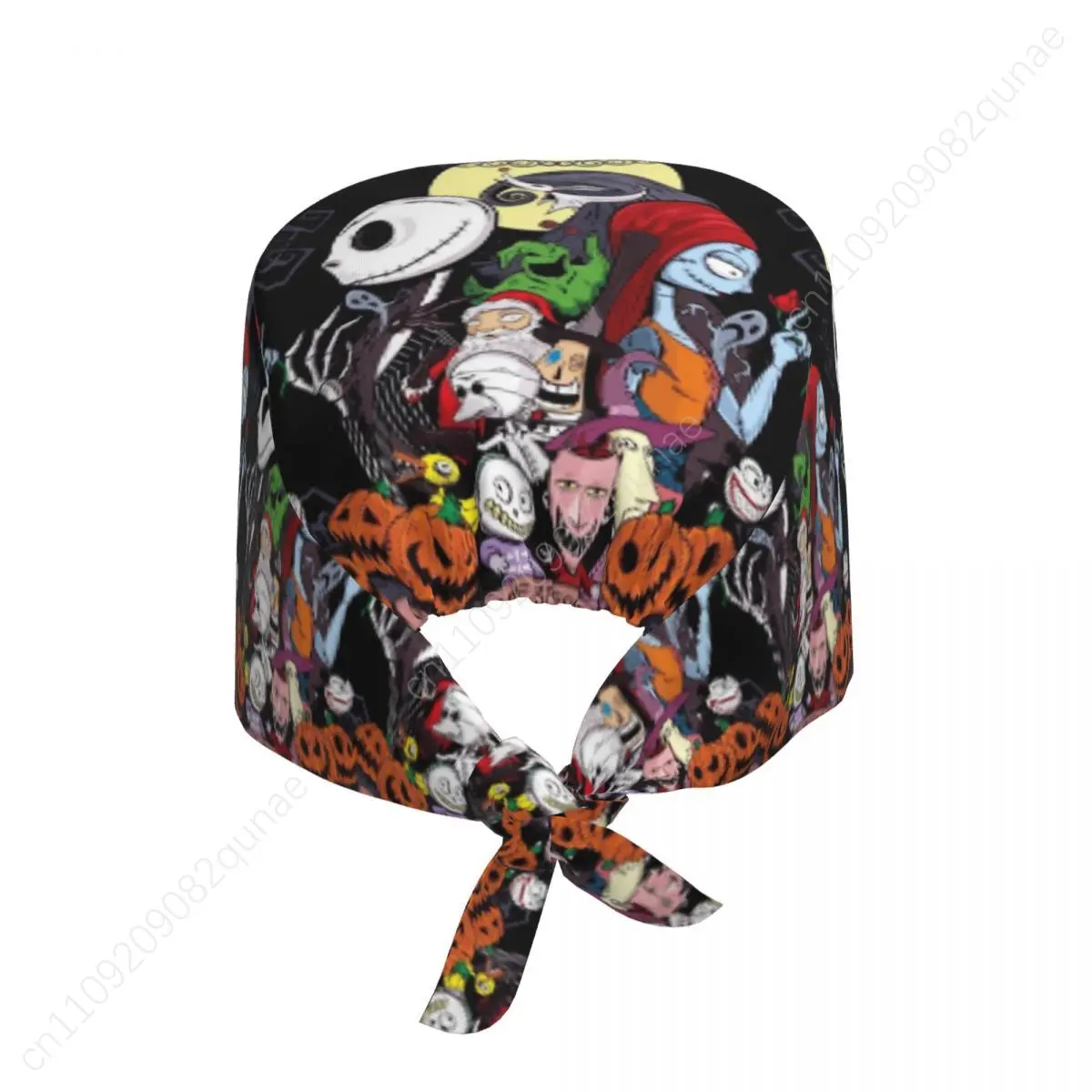 Benutzerdefinierte The Nightmare Before Christmas Arbeitskappe Chirurgische Hüte Jack und Sally Operationssaalkappe Operator Hüte Laborarbeitshut
