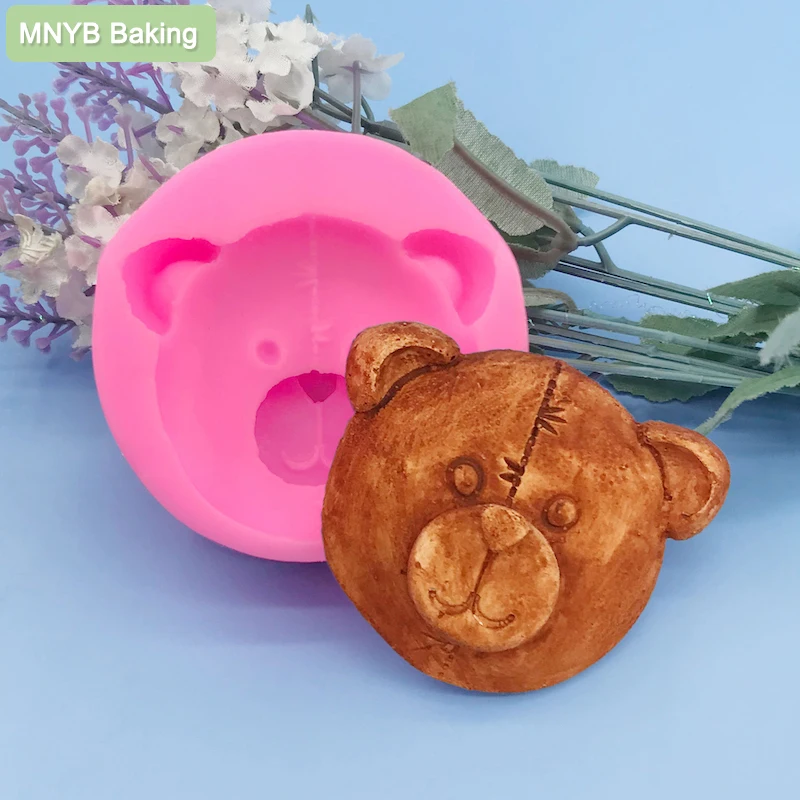 

Cute Baby Bears Silicone Molds Polymer Clay Candy Chocolate Gumpaste Mold DIY Party Cupcake Topper Fondant Cake Decorating Tools