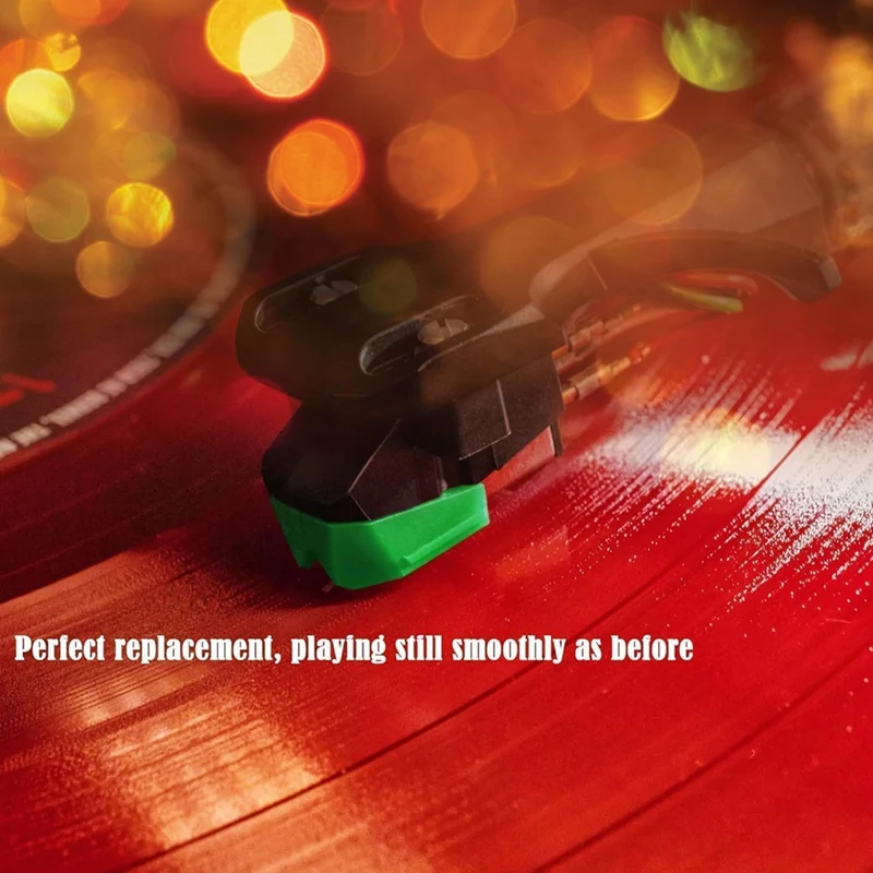 FFYY-AT-VMN95E Ersatz-Eingabestift, für Audio-Technica AT-LP120X-USB-Plattenspieler, inklusive Plattenspielerkabeln, Eingabestiftbürste