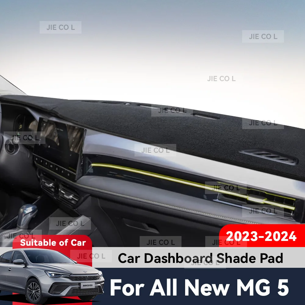 

Для ALL NEW MG 5 2023 2024, коврик для приборной панели автомобиля, коврик для солнцезащитного козырька, противоскользящий ковер, накладка на переднее окно, защита, автоаксессуары