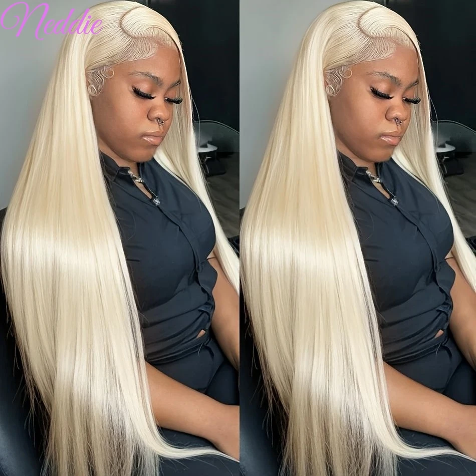 Blonde 613 Straight HD Lace Frontal Wig 13x6 13x4 Human Hair Colored 30 32 Inch Transparent Brazilian For Women Lace Front Wigs