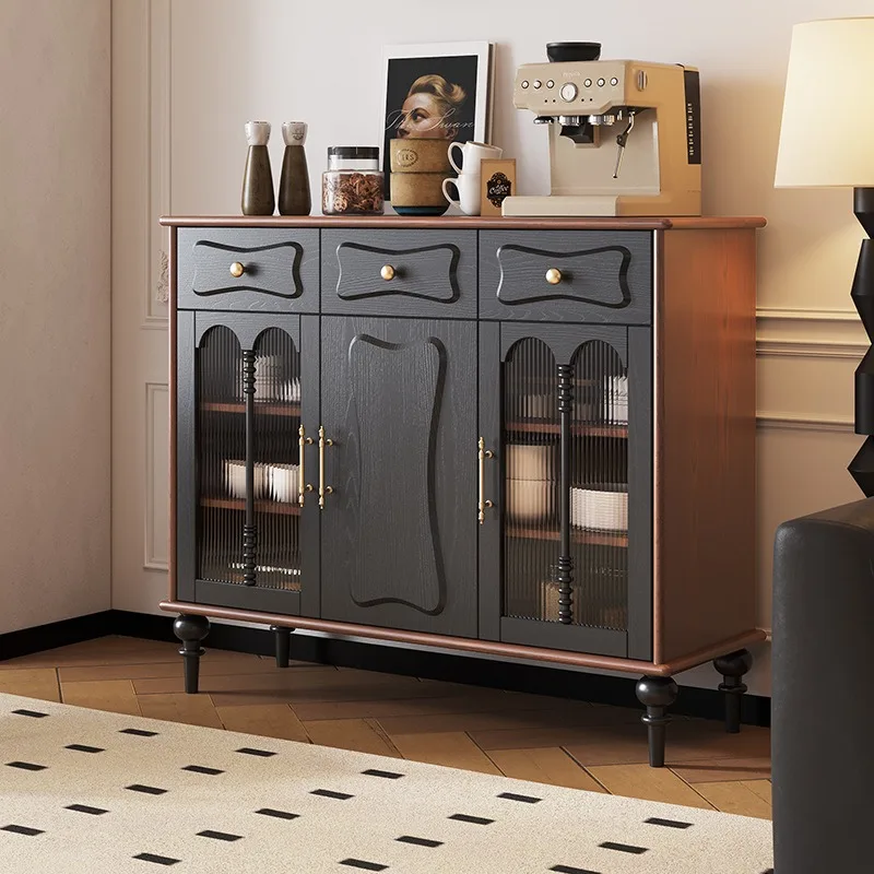 Side cabinet household American kitchen multi-functional storage cabinet, integrated wall combination cabinet