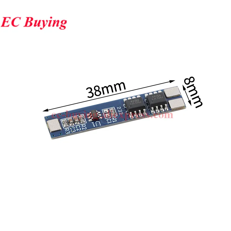 2S 5A 7.4V/8.4V 18650 Lithium Battery Charger Board BMS PCM For Li-ion Lipo Cell Pack Over Charge-Discharge Charging Module