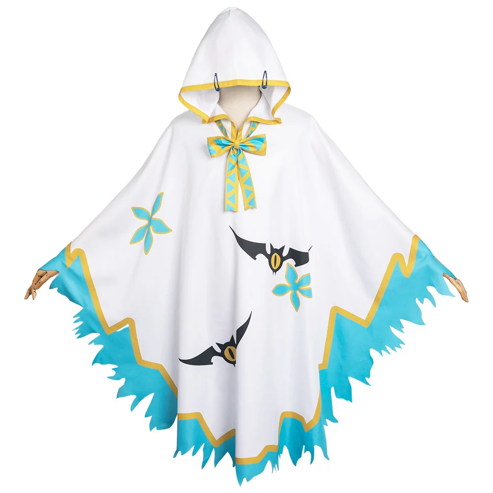 Anime Game Zero Ghost Link Cosplay Manto, Laço, Conjunto de Cartas, Dia das Bruxas, Carnaval, Terno para Disfarce, senhoras, mulheres, homens, adulto