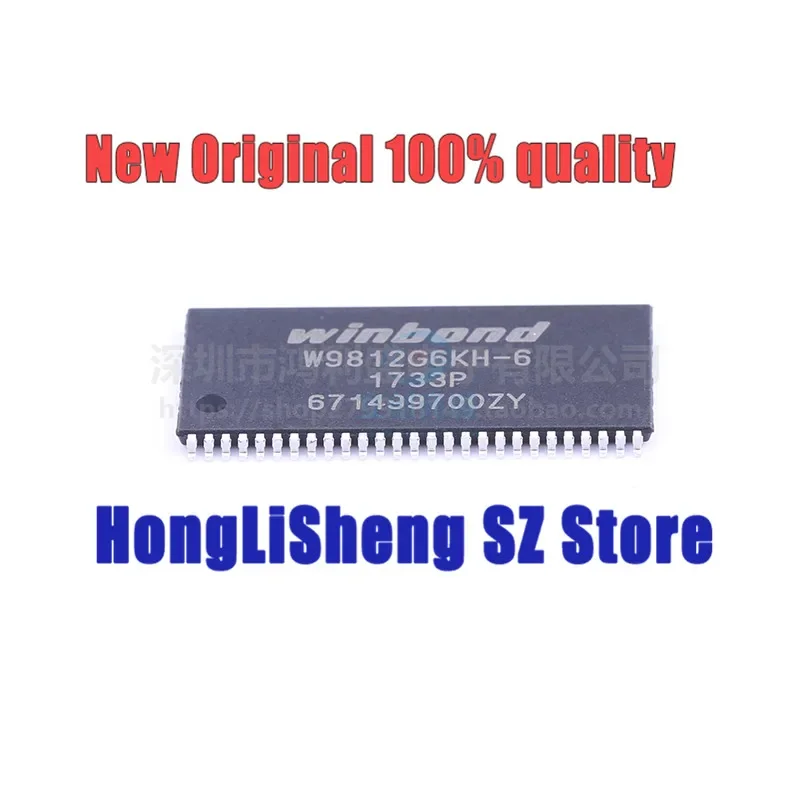 10pcs/lot W9812G6KH-6 TSOP(II)-54 Chipset 100% New&Original In Stock