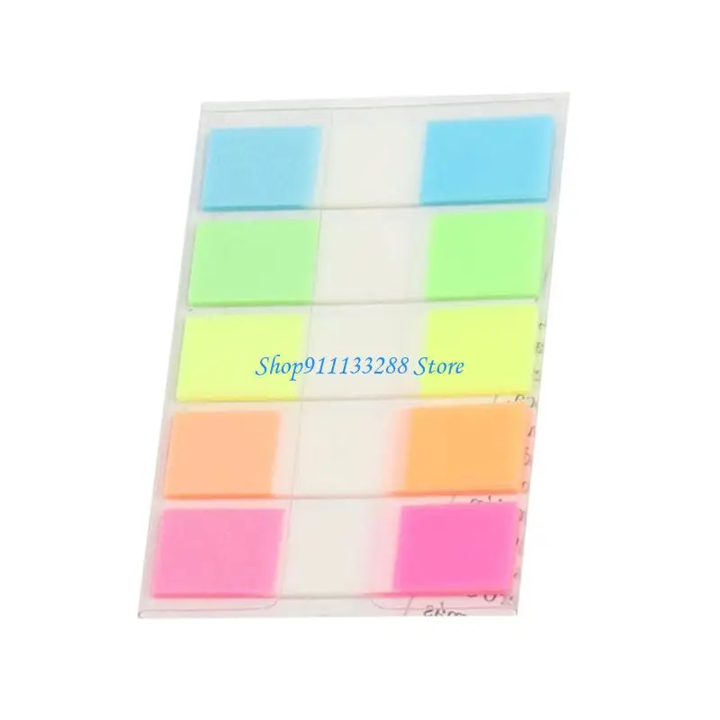 G88d 100/120pcs Colored Pet Label Adhäsive Notizen für Book Journal Planer Notebook