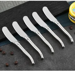 4/6/10pcs Stainless Steel Laguiole Cheese Tools Butter Knives Spreader Jam Slicer Bread Breakfast Restaurant Bar Cafe Cutlery