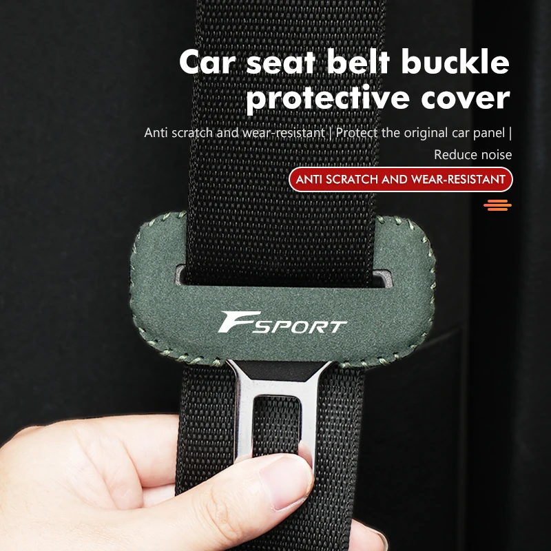 Motors Seat Belt Buckle Clip Protector Cover Car Accessories For Lexus UX250h RX450h CT200h RX400h GC RX UX NX LX GX