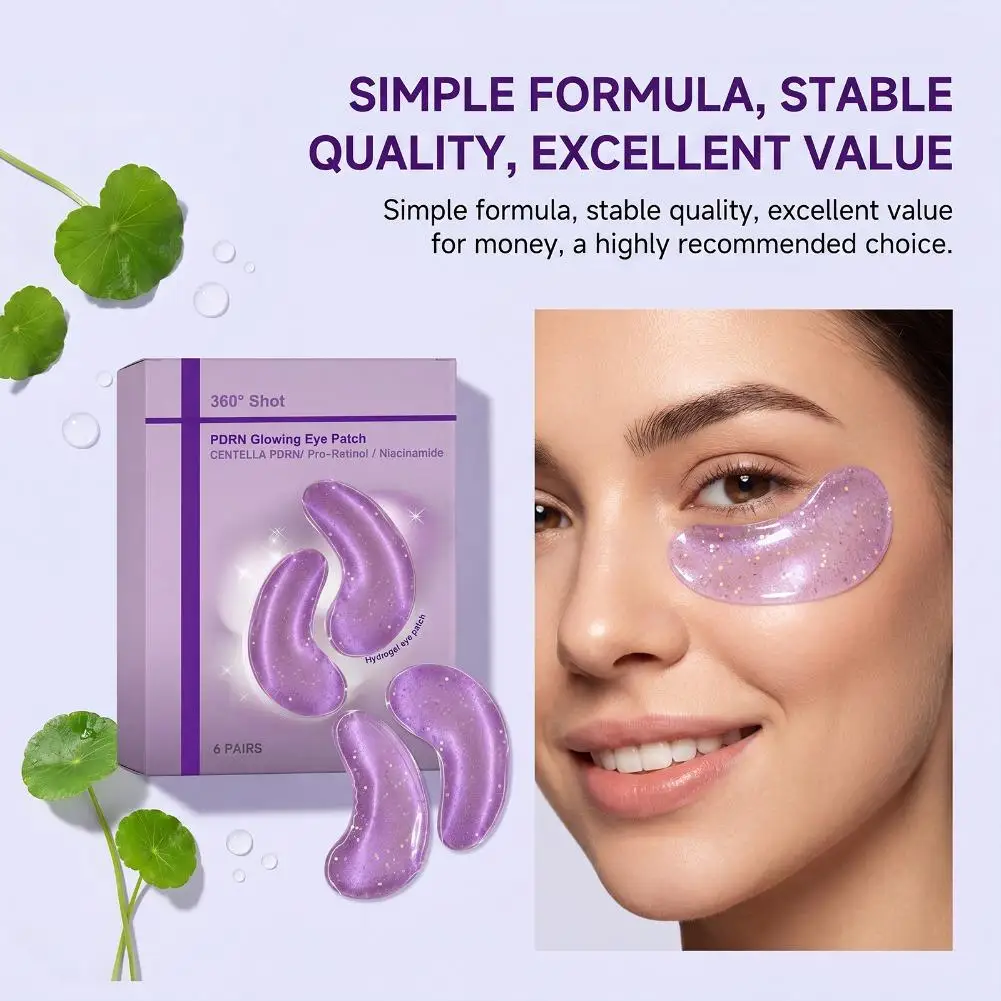 Centella Asiatica Eye Masks Serum Glowing Firming PDRN Niacinamide Hydrating Lifting Patches Smooth Fine Lines Skin Care New