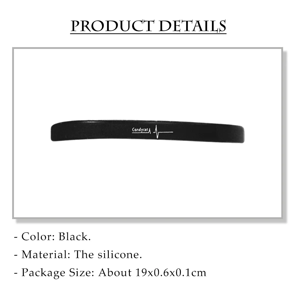 1 pezzo di cinturino in silicone, braccialetto sportivo alla moda, fibbia regolabile, comodo braccialetto multifunzionale elegante per coppie