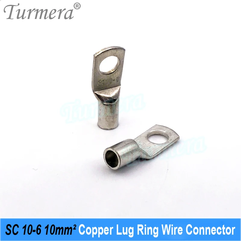 電動圧着コネクタ,SC10-6/10mm ² 銅線,3.2v,280ah,320ah,LiFePo4バッテリー用端子