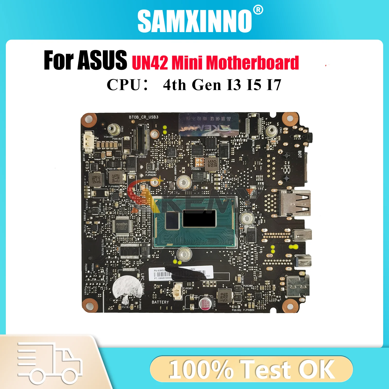 

Материнская плата для ноутбука UN42 для ASUS VivoMini UN42, материнская плата для ноутбука с процессором I3 I5 I7, 100% тестирование, ОК, быстрая доставка, высокое качество
