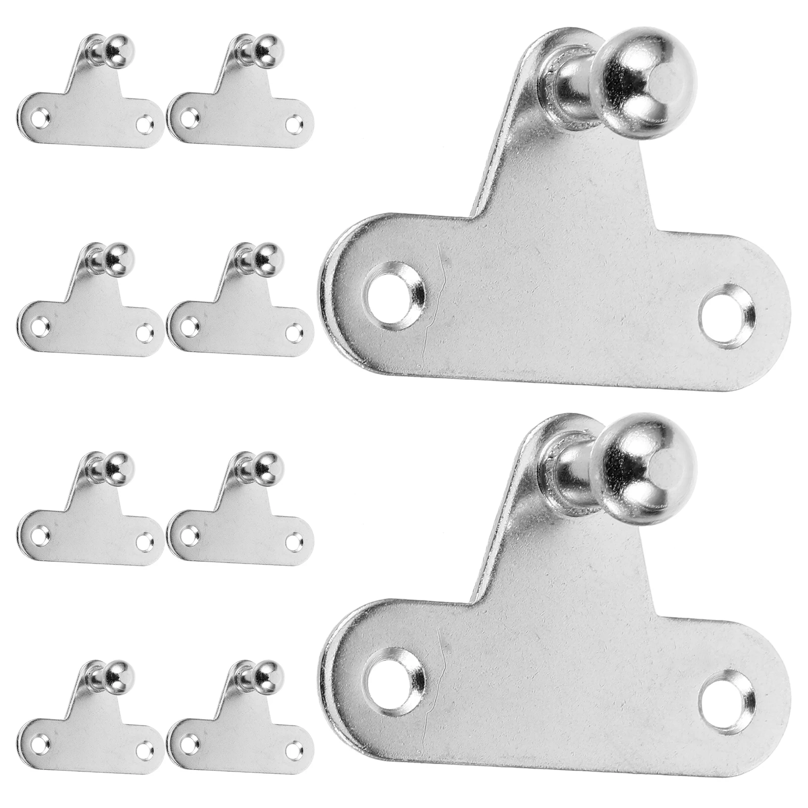 

10pcs Hydraulic Strut Accessories Gas Struts Mounting Brackets Iron Material Durable Camper Spring Lift Support for Cars Boats