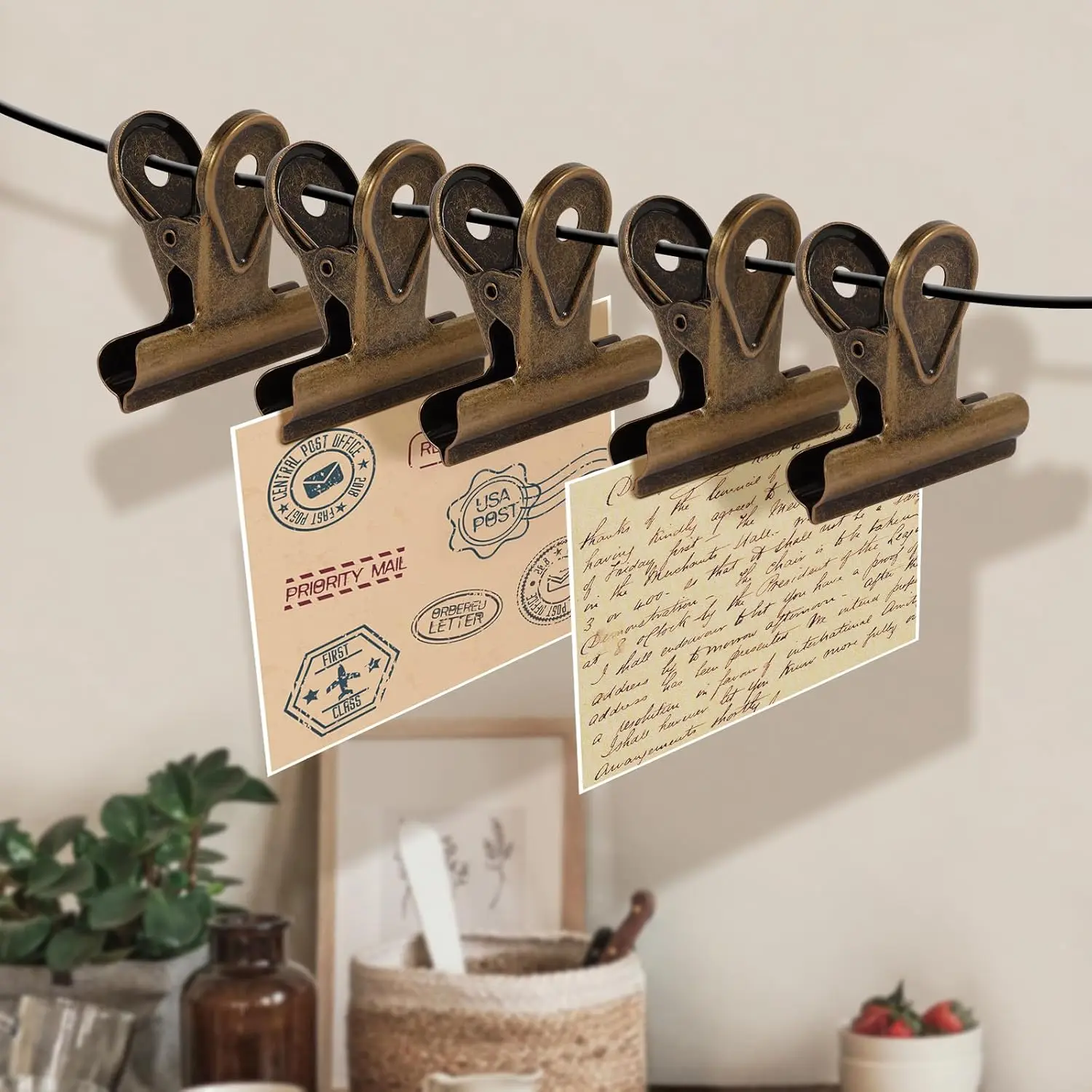 Versatile Bulldog & Binder Clips - Multi-Purpose Clamps for Office, Kitchen, Food Bag Sealing & Storage