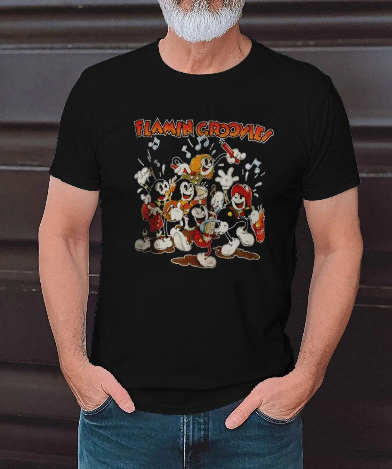 Flamin Groovies T-Shirt Supersnazz Flamin Groovies Now Jumpin in the Night