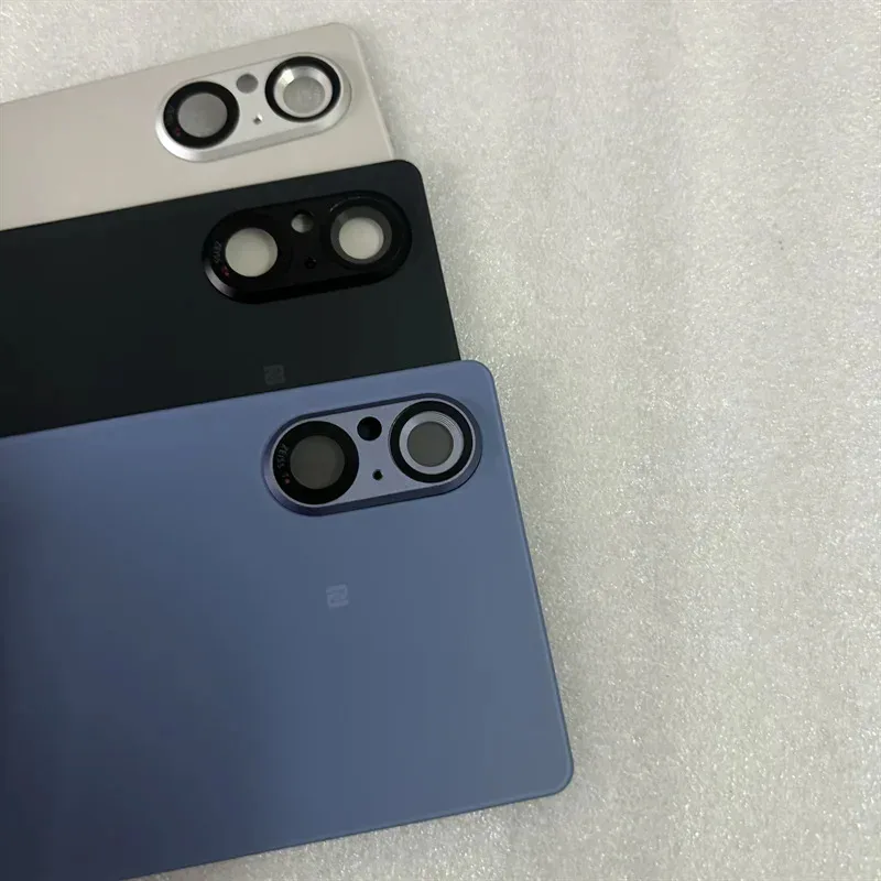 

Задняя крышка для Sony Xperia 5 V XQ-DE54, задняя крышка аккумулятора, задний корпус, детали со стеклянным объективом камеры