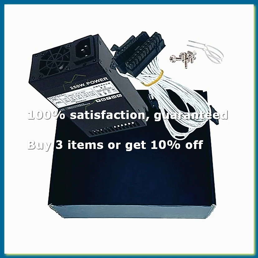 250W PSU ATX Full Modular Power Supply FLEX Module Power Supply Low Noise for Small 1U (Flex ITX) Computer Chassis-A32R