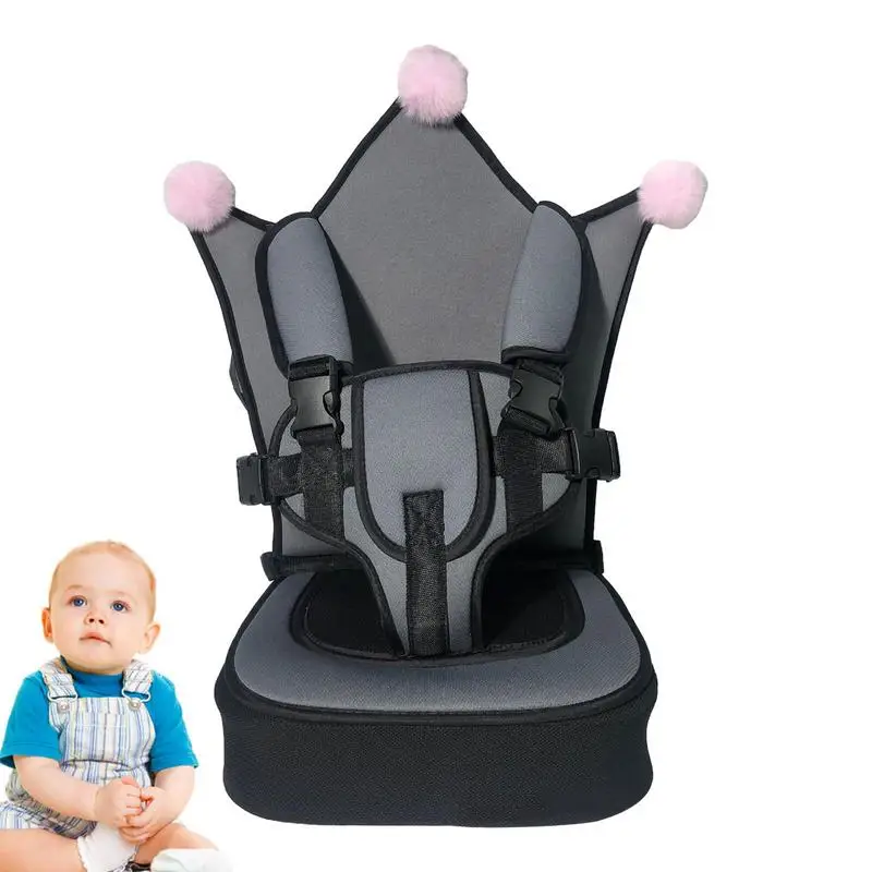 Child Safety Seat Mat Adjustable Chairs Mats Baby Car Seat Cushion Breathable Stroller Seat Pad Baby Safety Seat Fashion Mat Pad