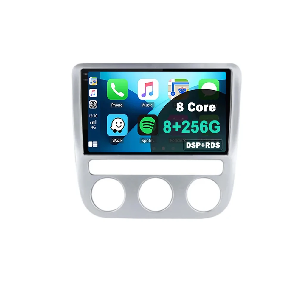 Android 15 autoradio multimedia 4G WIFI Carplay GPS navigatie voor Volkswagen VW Scirocco EOS 2009 2010 2011 2012 2013 2015 2016 - afbeelding 2