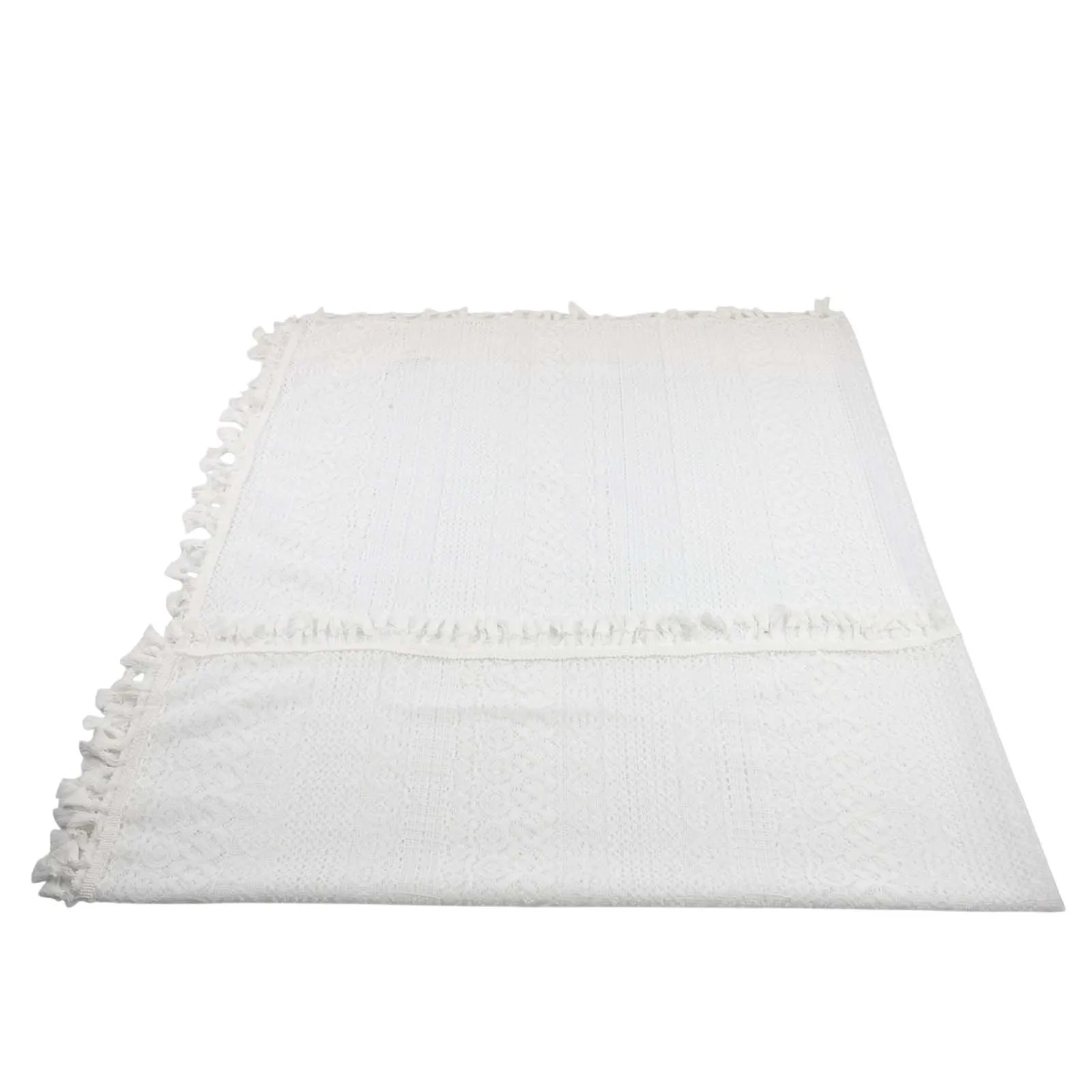 Vintage Crochet Doilies Tablecloth Soft Cotton Material for Enhancing Table Decor at Weddings and Family Events