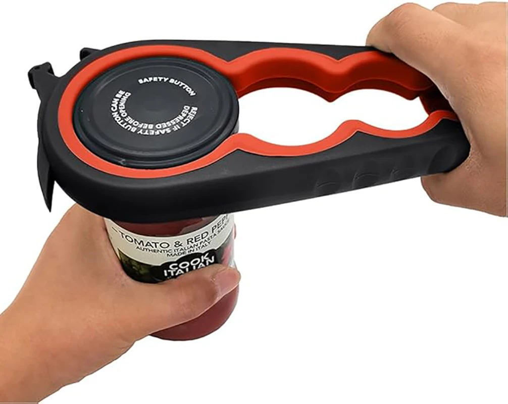 BONIETOP Multifunctional bottle opener can easily remove the lid and save labor-saving lid opener can opener kitchen home tools