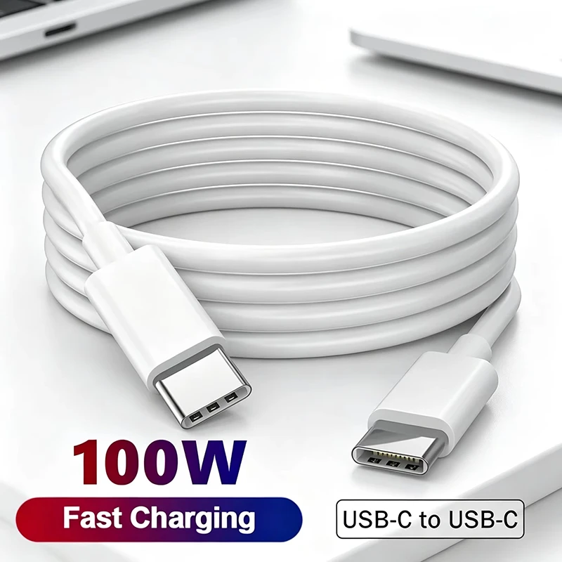 1m-2m 60W Type C Quick Charge Cable Super Fast Charger Cord USB C To USB C Cables Phone Charger For iPhone 16 15 Pro Max Xiaomi