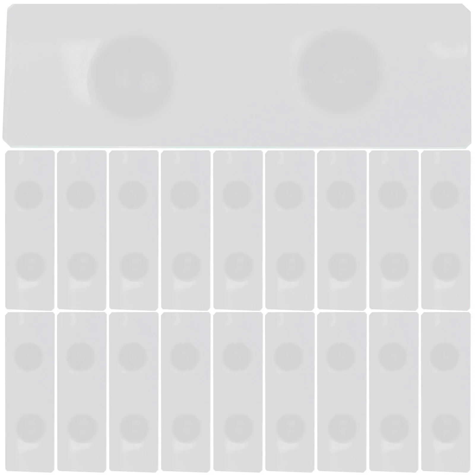 

50 шт. лабораторных предметных стекол с двойным вогнутым дном для образцов: превосходная производительность, простота использования, прочная конструкция