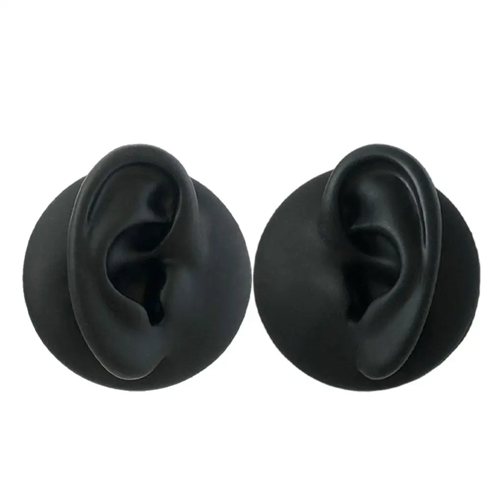 Simulation Ear Model Silicone Flexible Reusable Hearing Supplies Soft Smooth