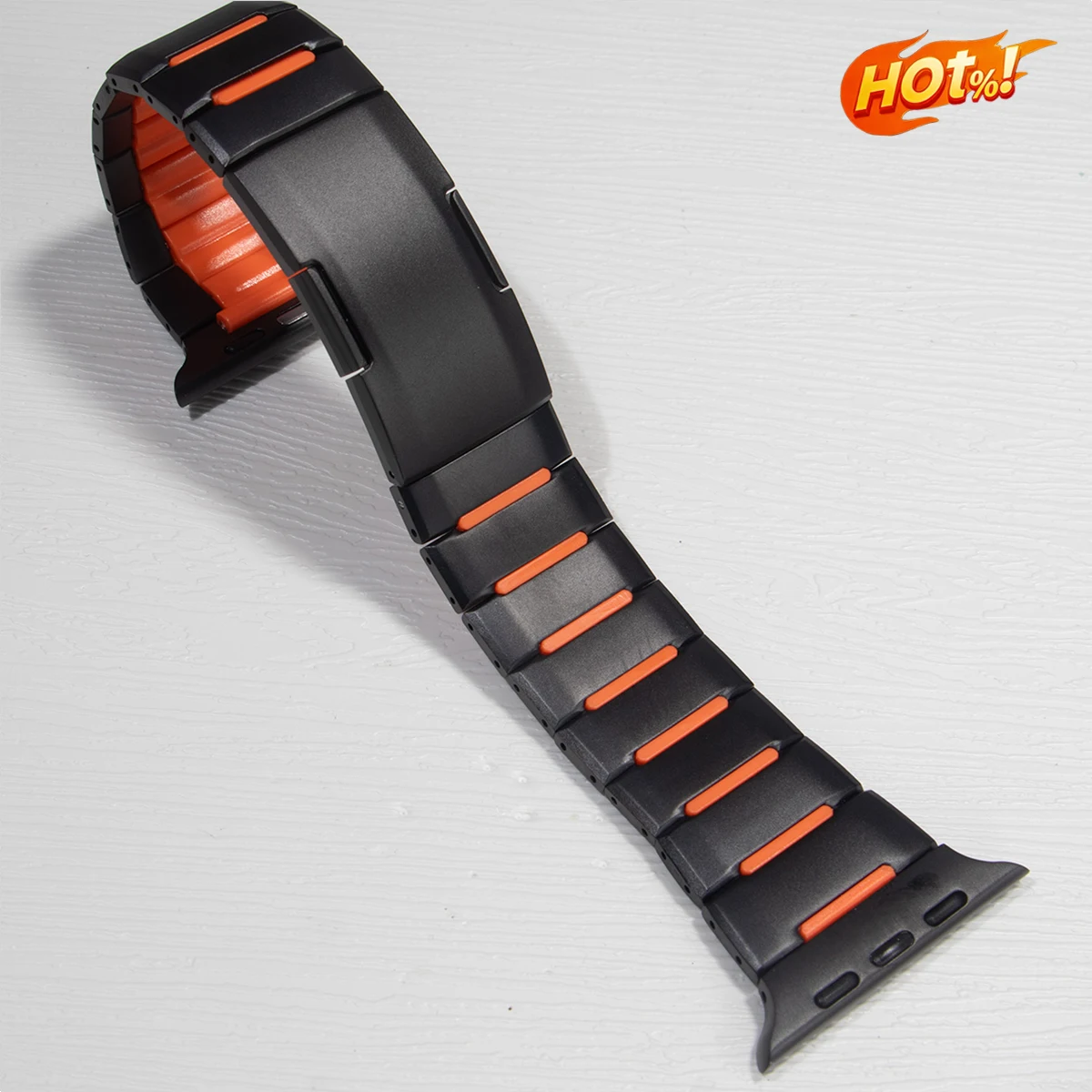 Herren-Armband für Apple Watch Ultra 3 2 49mm 46mm 45mm 44mm 40mm Metall-Silikon-Band für iWatch Series 11 10 9 8 7 6 SE 5 Armband