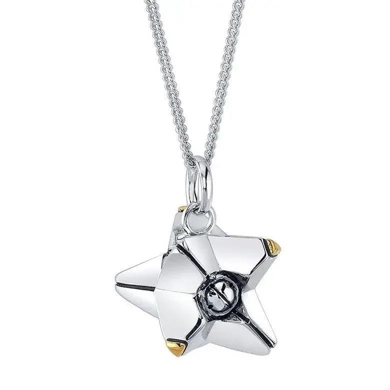 Collier pour homme Rocklove Original Game Destiny 2 Ghost Pendant, tendresse féminine