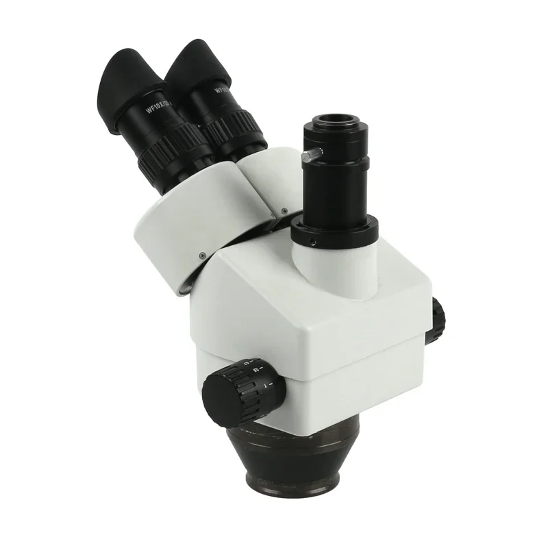Imagem -04 - Zoom Contínuo Trinocular Microscópio Estéreo Simul-focal 745x 56led Light Wf10x 20 Ocular Adaptador c para Reparação de Solda Pcb