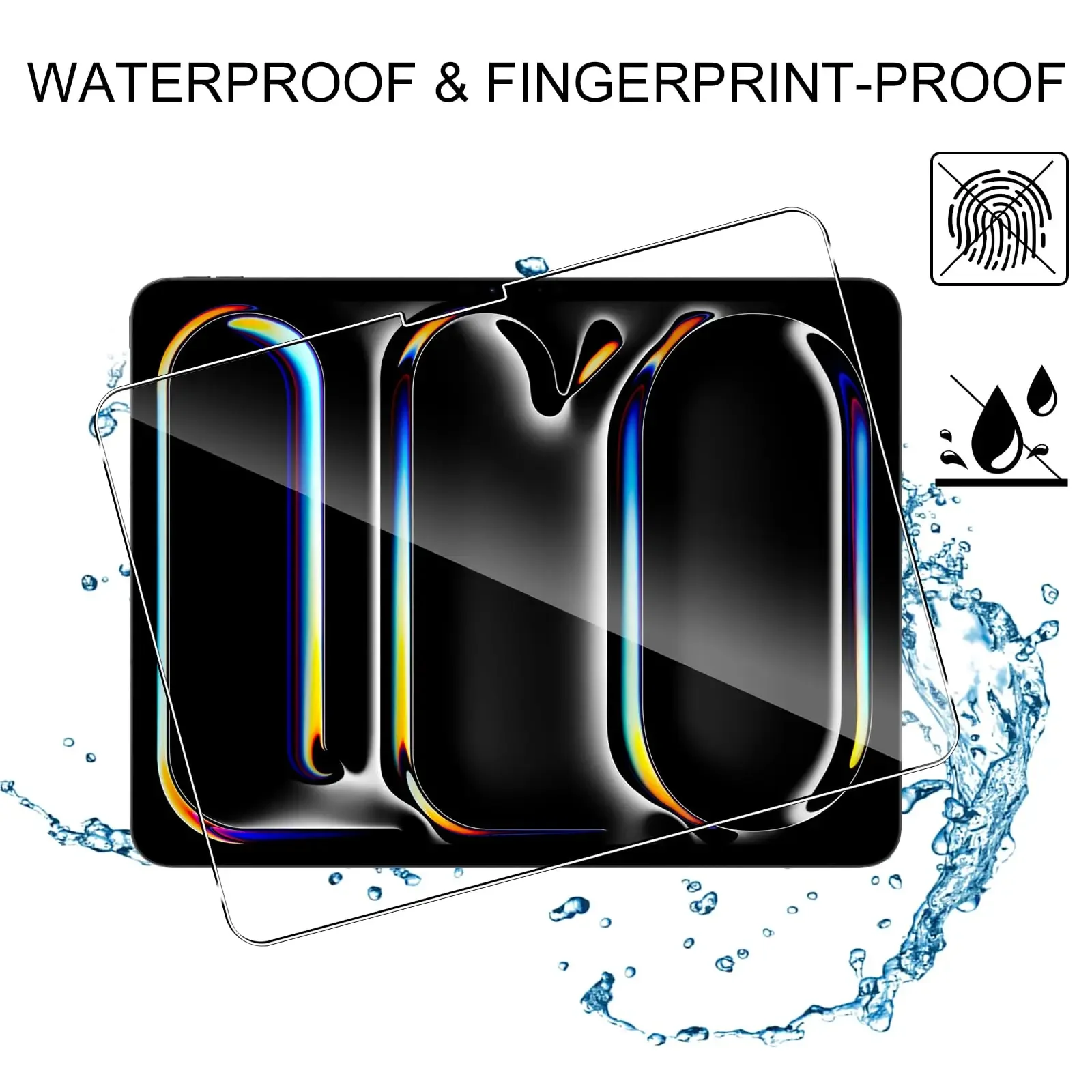 3Pcs Tempered Film for iPad Pro 13'' 2024 / iPad Air 13 Inch Tablet Screen Protector 9H Protective Glass Anti-Scratch Bubble-Fre