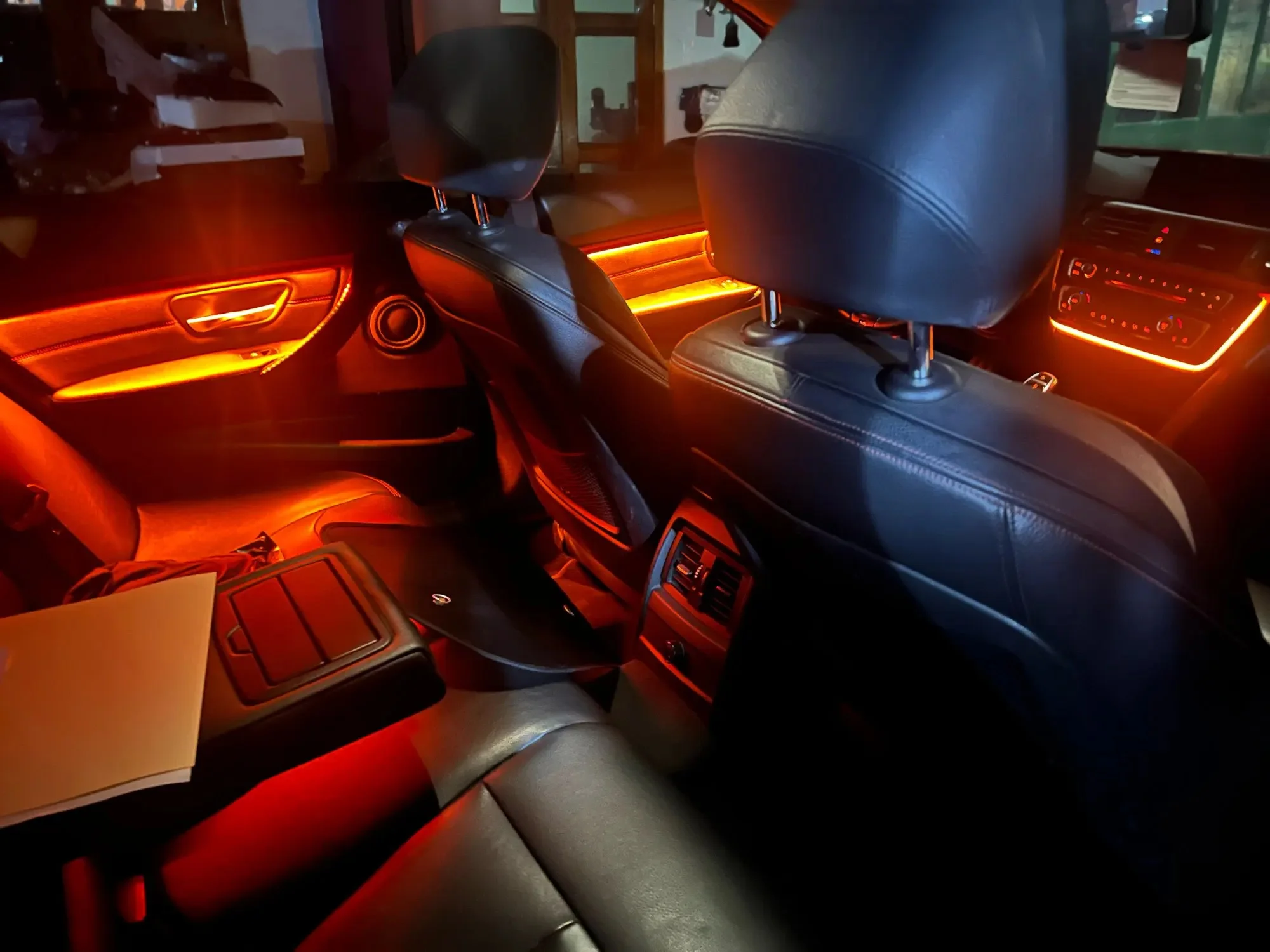 Specific for F31 F31 2 Colors Car Interior Door Trims Ambient Light for Bmw 3 Series 2-color Ambient Light F30 F31