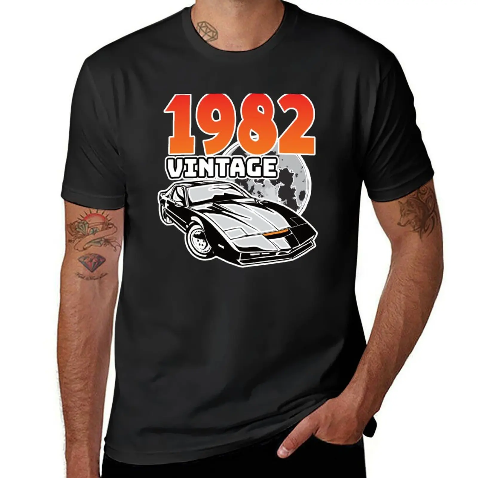 

Knight Rider Ventage T-Shirt plus size tops Aesthetic clothing oversizeds sports fans slim fit t shirts for men
