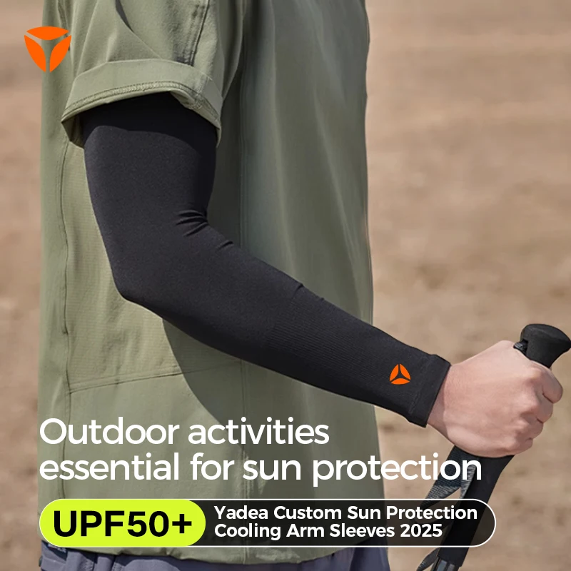 YADEA Custom Sun Protection Arm Sleeves 2025, UV Cooling Breathable for Outdoor Sports