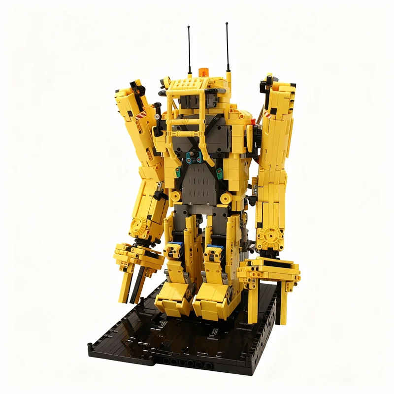 3136pcs MOC Power Loader Model Toys Building Blocks Construction Christmas Gift DIY Education Creative Birthday Kids Assemble