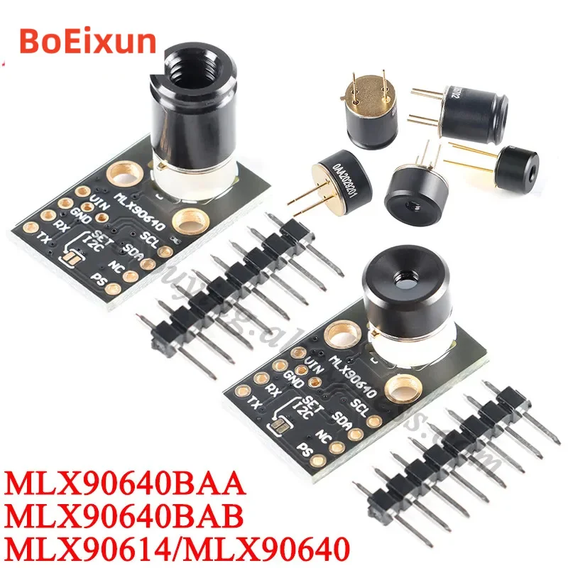MLX90640BAA MLX90640BAB IR 32*24 Infrared Temperature Measurement Dot Matrix Sensor Thermal Imager Module GY-MCU90640 MLX90640