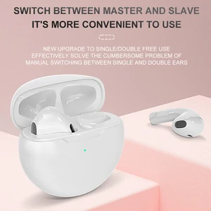 New Pro6 Wireless Bluetooth Headset Stereo Binural TWS Inear Macaron J6 6 TH Generation Bluetooth Headset 9 Main Sales Headphone Wireless Bluetooth - №9