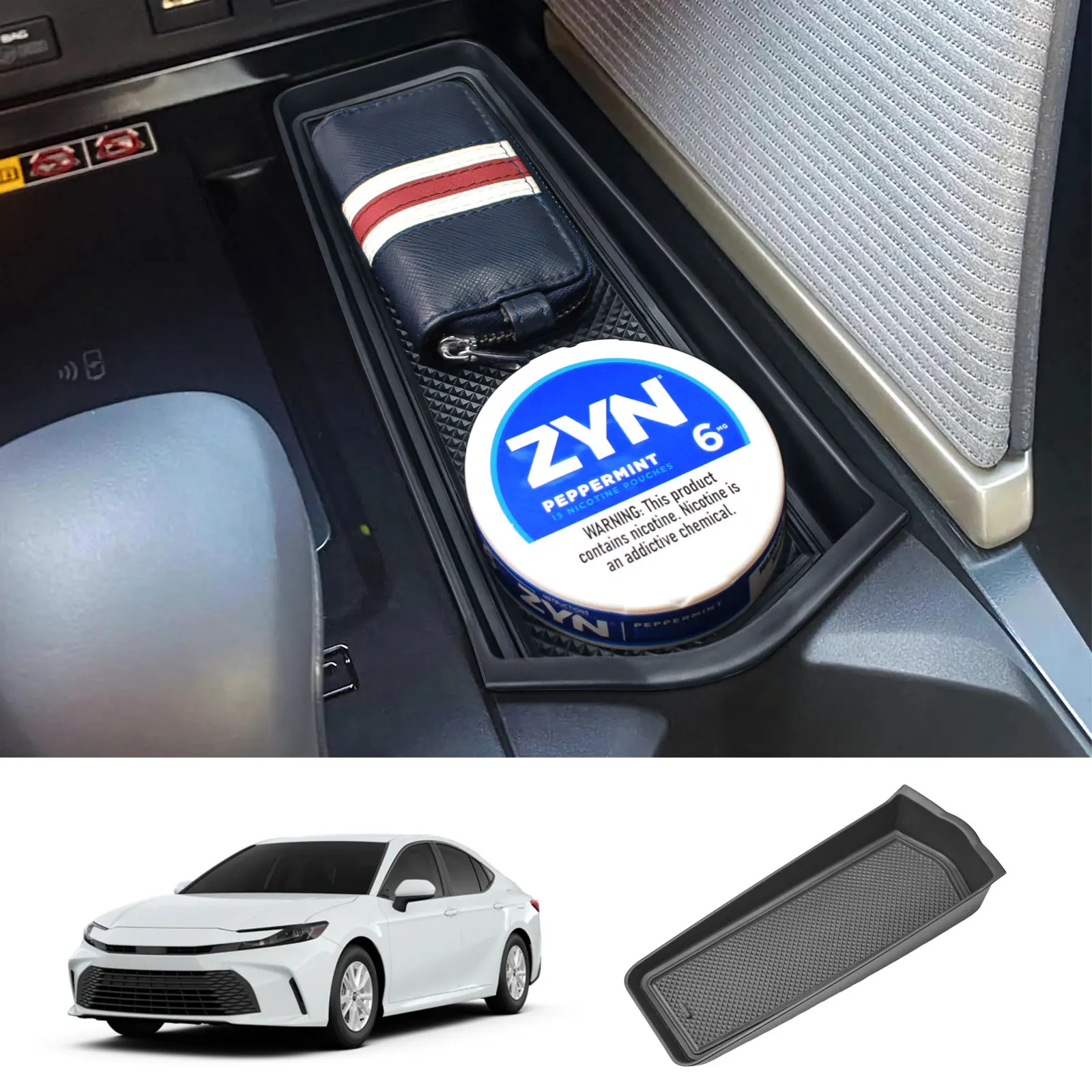 

Center Console Organizer For 2025 Toyota Camry Gear Shift Side Insert Storage Box Tray Armrest Storage Organizer Car Accessories