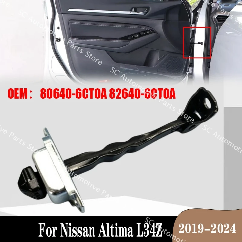For Nissan Altima L34Z 2019-2024 Car Door Check Restrict Stop 80640-6CT0A 82640-6CT0A Car Door Stopper Strap
