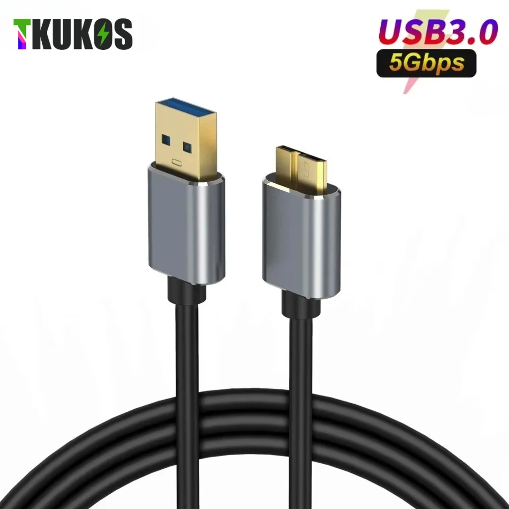 USB 3.0 Type A to USB3.0 Micro B Male Adapter Cable Data Sync Cable Cord for External Hard Drive Disk HDD Super Speed Cable 5Gbp