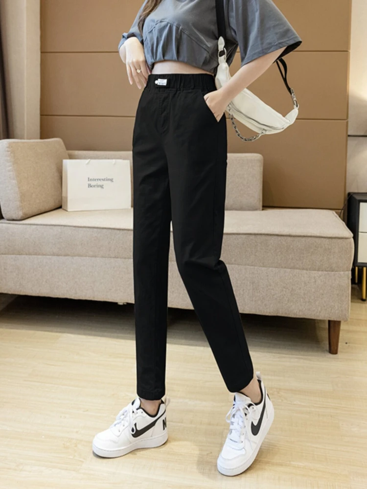 Elastic High Waisted Straight Leg Jeans Women In Spring And Summer 2026 3