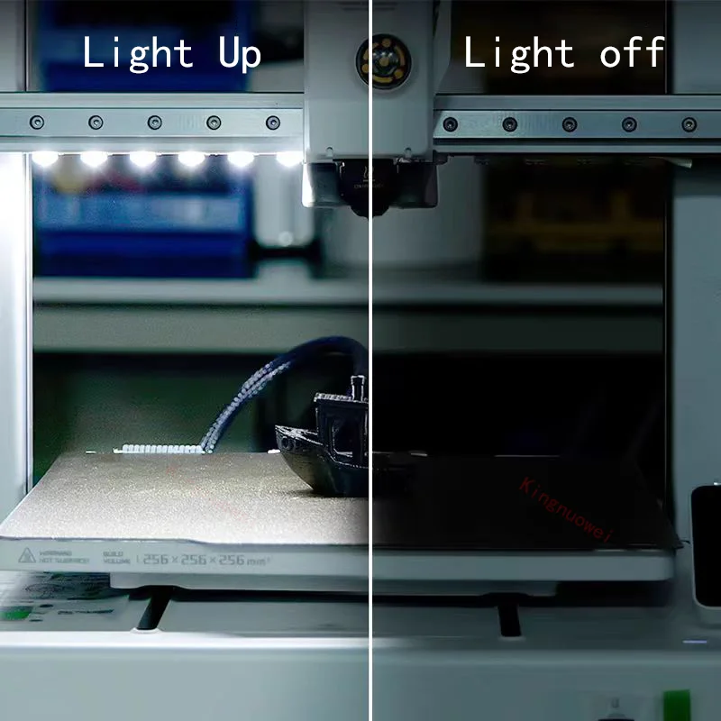 2pcs For Bambu Lab A1 led light High temperature resistance 3D printer parts bambu lab A1 mini led light