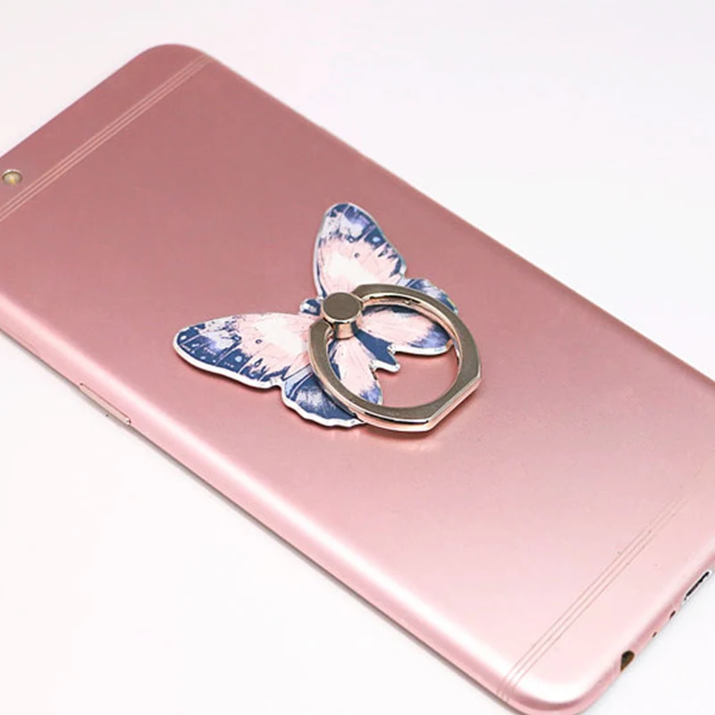 Immagine 7: Supporto Universale di Lusso a Forma di Farfalla per Telefono Cellulare, Anello Adesivo per Dito, Supporto per Smartphone