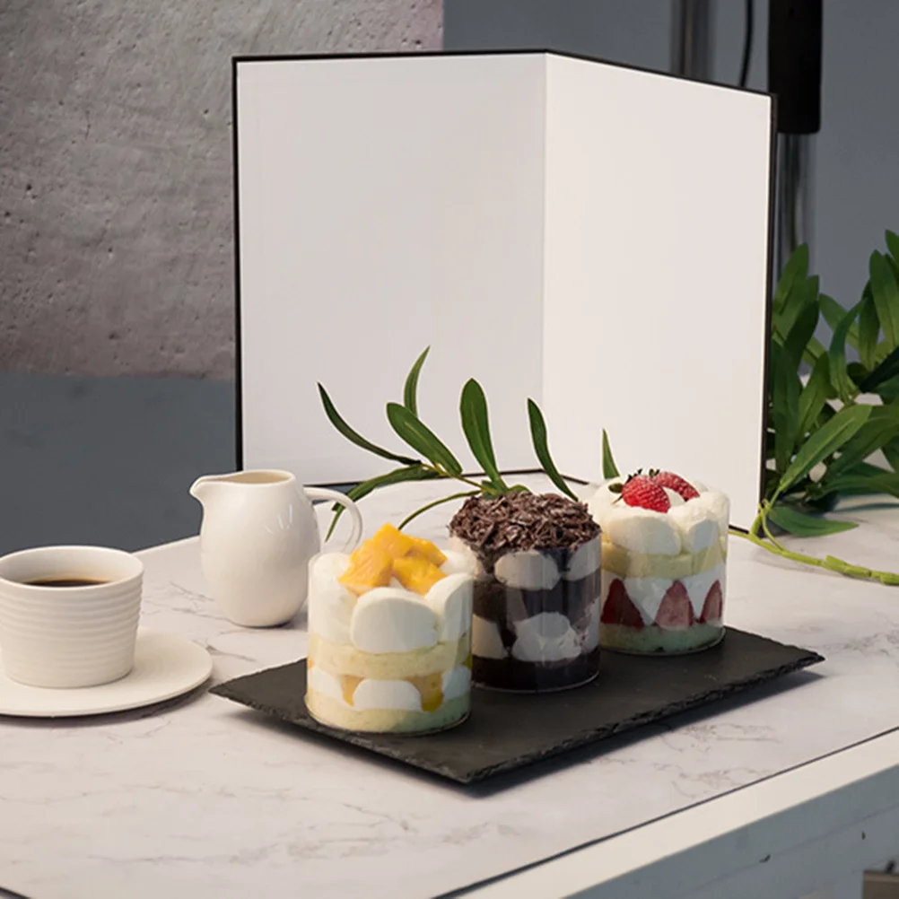 

1Pcs A3 Size Photography Cardboard Folding Reflector Black Edge White Silver Side for Still Life Photo Shooting Essential Prop